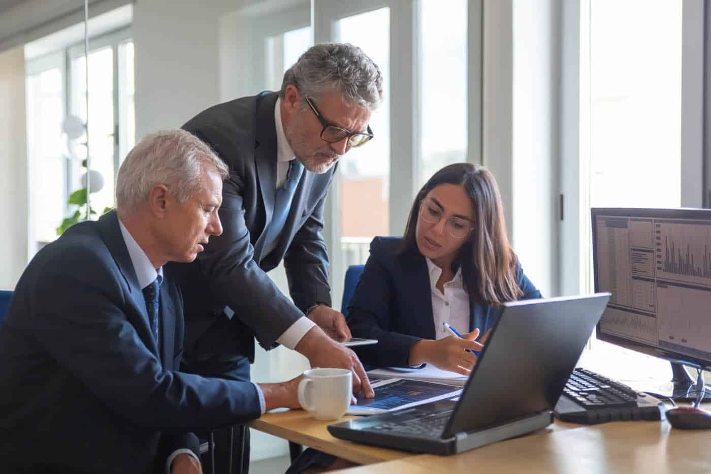 Business people meeting in an office